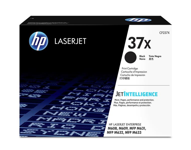 HP 37X Black LaserJet Toner Cartridge (CF237X) _719F